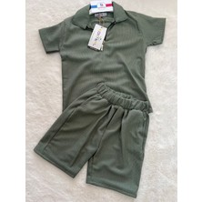 Fermuarlı Bürümcük Kumaş Takım