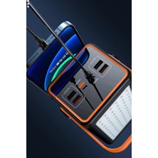 Acl Pw-52 70.000MAH 22.5W Siyah LCD 1xmicro 2xtyp-C 4xusb Port Taşınabilir Şarj Cihazı Powerbank