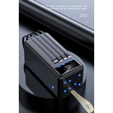 Acl Pw-94 80.000MAH 22.5W Siyah LCD 1xmicro 2xtyp-C 4xusb Port Taşınabilir Şarj Cihazı Powerbank