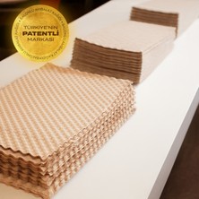 Dengepak - Kraft Balonlu Kağıt Patpat, Balonlu Yerine Kağıt Patpat Kullan, Hızlı Paketleme, 100 Yaprak, 58x38 cm, Hazır Kesilmiş Kağıt Patpat, Kesme Derdine Son! 