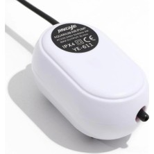 Jingye Tek Çıkışlı Sessiz Akvaryum Hava Motoru Beyaz 3W, 3l/min