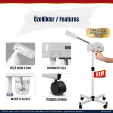 Ever Plus Sıcak Ozonlu Buhar Makinası, Güzellik salonu, kuaför ve evde kullanım