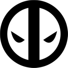 Deadpool Oto Özel Yeni Sticker 25 x 25 cm