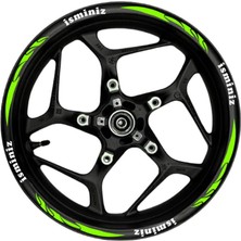 Özel Isim Beyaz Yazılı  Beyaz Pençe Şeritli