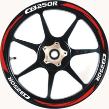 Şık Tasarım  Motosiklet Jant Şeridi Honda CB250R Uyumlu Sağ-Sol/ön-Arka