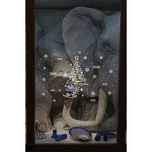 Yılbaşı Happy New Year Çıkartma Süsü Özel Yıl Süsü Parti Cam Süsü Noel Ağacı Kar Tanesi