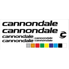Cannondale Bisiklet Kadro Sticker Set Premium Kalite