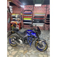 Yeni Özel  Motosiklet Jant Şeridi Sarı Sağ-Sol/ön-Arka