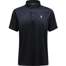 Peak Performance Player Polo Erkek Siyah Polo Tişört
