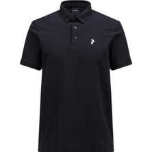 Peak Performance Classic Cotton Erkek Siyah Polo Tişört