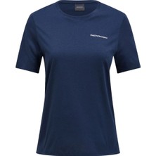 Peak Performance Explore Logo Kadın Mavi Tişört