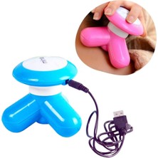 3 Başlıklı Titreşimli USB Şarjlı Mini El Masaj Aleti (4457)