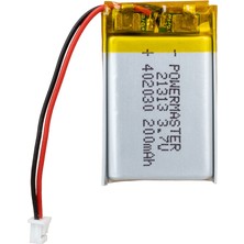 3.7 Volt 200 Mah Lityum Polimer Pil (4457)