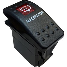 Macaratör Işıklı 3p On-Off 12-24V Marın Swıtch (IC-134M-S7) (4457)