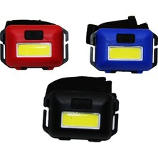 10W Cob Pilli Mini Kafa Lambası Fener (4457)