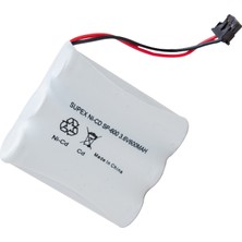 Supex SP-600 Nı-Cd 3lü Kalem Açık 3.6 Volt 600 Mah Telsiz Telefon Pili (4457)