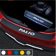 Fiat Palio Için Özel Yeni Uyumlu Aksesuar Oto Bagaj ve Kapı Eşiği Özel Yeni Sticker Seti Karbon