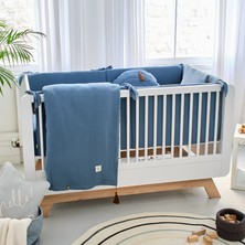 Funna Baby Muslin Universal Yan Koruma - Province - Petrol - 70 x 130 cm
