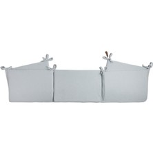 Funna Baby Muslin Universal Yan Koruma - Dove - Gri - 70 x 130 cm