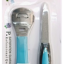 Kapris Topuk Rendesi & Et Sıyırıcılı Törpü Pedikür Set