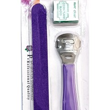 Kapris Topuk Rendesi + Yedek Bıçak & Kağıt Törpü Pedikür Set