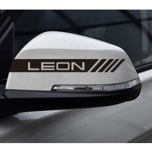 Seat Leon Yazılı Ayna Sticker Etiket Modeli