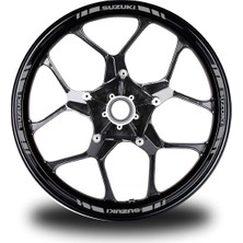 Suzukı Yazılı Kısa Dış Şerit 16'lı Tek Renk Jant Sticker Modeli