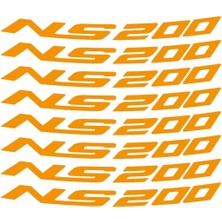 Bajaj Pulsar NS200 Jant Içi Sticker Etiket Modeli