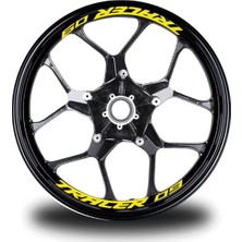 Tracer-09 Yazılı 8li Jant Içi Yazı Sticker Etiket
