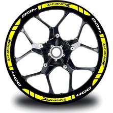 Bajaj Dominar 400 Dış Jant Şeridi Motosiklet Sticker Etiket Modeli