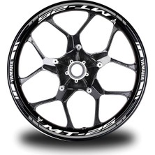 Gri Yamaha MT25 Takım Jant Sticker Etiket
