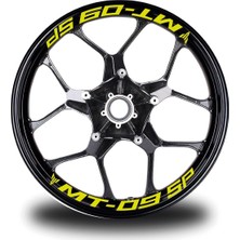 Mt-09 Sp Yazılı 8'li Jant Içi Yazı Sticker Etiket Modeli