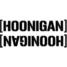 Hoonigan Mini Sticker Etiket Modeli
