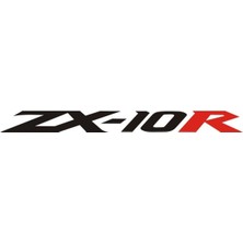 Kawasaki ZX10 R Çift Renk Sticker Etiket Modeli