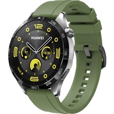 Huawei Gt4 22MM Uyumlu Zore - Krd-95 Silikon Kordon-Yeşil