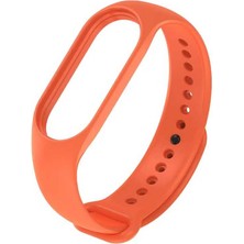 Xiaomi Mi Band 7 Uyumlu Klasik Kordon Zore - Turuncu