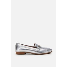 Yaya By Hotiç Kadın Lame Tokalı Şık Klasik Loafer