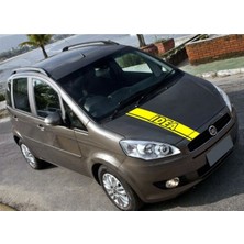 Fiat Idea Ön Kaput Şerit Sticker Etiket Modeli