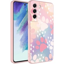 Galaxy S21 Fe Kılıf Kamera Korumalı Desenli Sert Silikon Tkdr Epoksi Kapak-No4