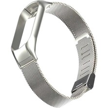 Xiaomi Mi Band 5 Uyumlu Krd-06 Metal Kordon Zore - Siyah