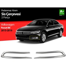 paspasgarajı Paspasgaraji Vw Passat B8 Krom Sis Farı Çerçevesi 2 Parça 2015-2019