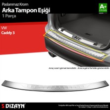 paspasgarajı Paspasgaraji Vw Caddy Krom Arka Tampon Eşiği 2015-2020