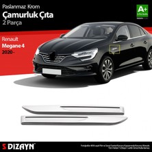 paspasgarajı Paspasgaraji Renault Megane 4 Krom Çamurluk Sinyal Çıtası 2 Prç. 2020 Üzeri
