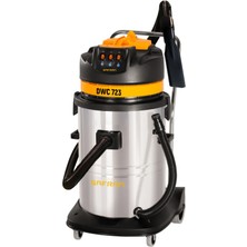 Safran Sanayi Tipi 3 Motorlu Islak & Kuru Süpürge 3600W | Full Aparatlı Dwc 723
