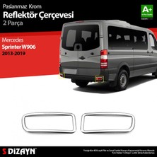Paspasgaraji Mercedes Sprinter W906 Krom Arka Reflektör Çıtası 2 Prç. 2013-2018