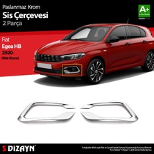 paspasgarajı Paspasgaraji Fiat Egea Hb Krom Sis Çerçevesi 2 Prç. 2020 Üzeri (Mat Krom)