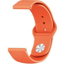 Xiaomi Amazfit Pace Krd-11 22MM Uyumlu Kordon Zore - Turuncu