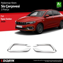 Paspasgaraji Fiat Egea Sedan Krom Sis Çerçevesi 2 Prç. 2020 Üzeri