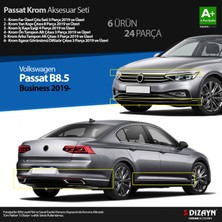 paspasgarajı Paspasgaraji Vw Passat B8.5 Business Krom Aksesuar Seti 24 Parça 2019-2023 A+Kalite