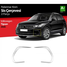 Paspasgaraji Vw Tiguan Krom Sis Çerçevesi 2 Prç. 2020-2024
